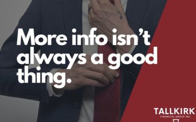 More info isn’t always a good thing.