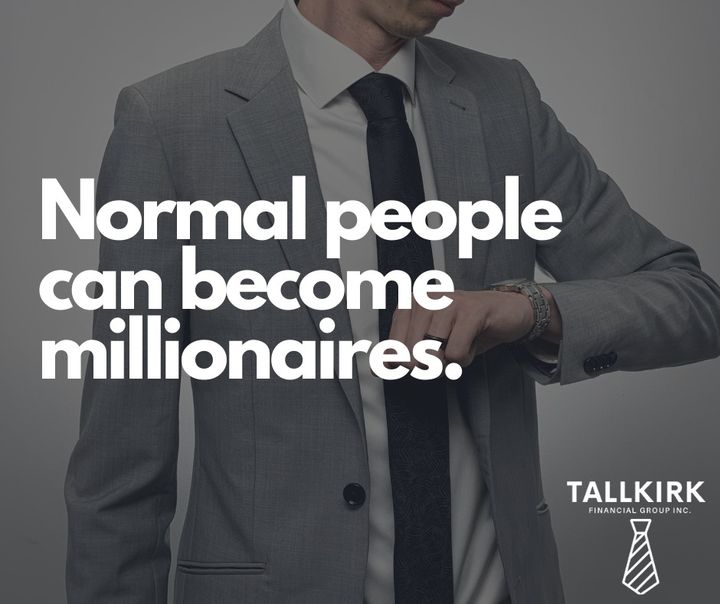 Normal people can become millionaires.