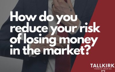 How do you reduce your risk of losing money in the market?