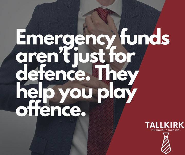 Emergency funds aren’t just for defence. They help you play offence.