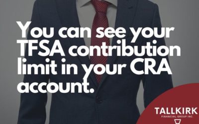 You can see your TFSA contribution limit in your CRA account.
