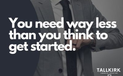 You need way less than you think to get started.