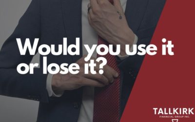 Would you use it or lose it?