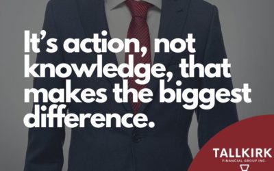 It’s action, not knowledge, that makes the biggest difference.